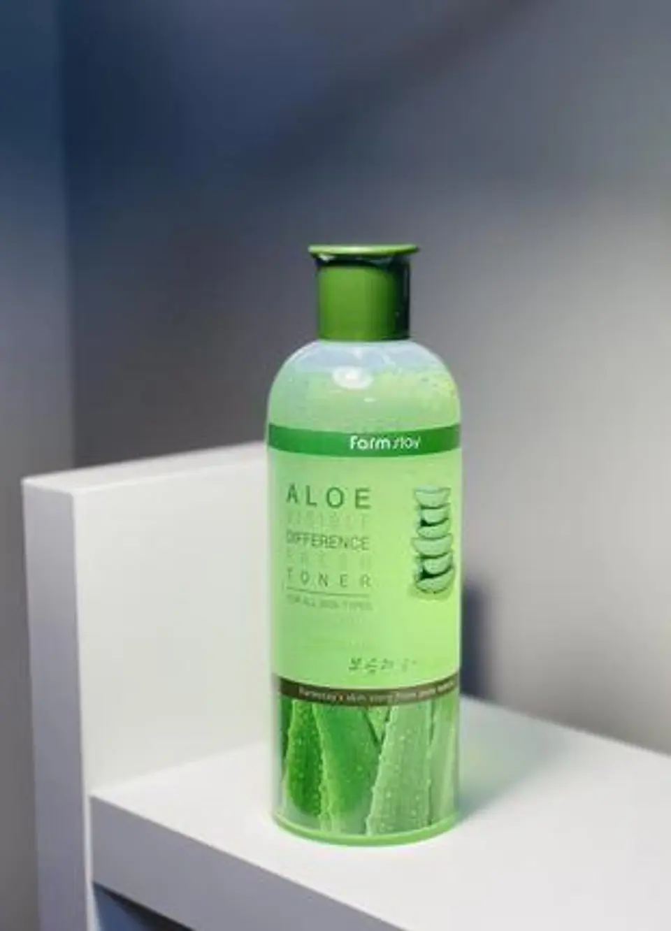 Aloe Visible Difference Fresh Toner (Farm Stay) - 350ml Tónico aloe vera, té verde y hierbas 7