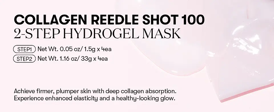 100 Collagen Reedle Shot 100 2Step Hydrogel Mask (VT Cosmetics) - Mascarilla hidratante con microagujas 8