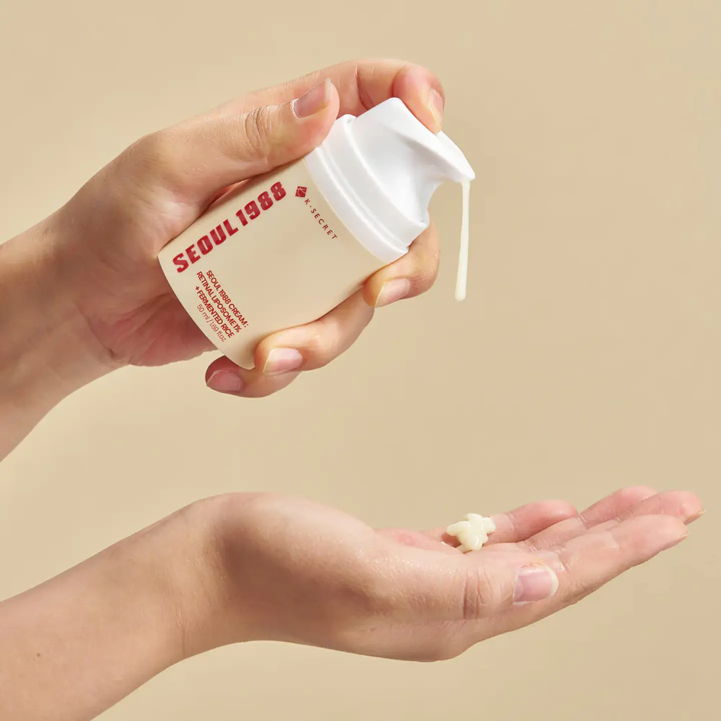 Seoul 1988 Cream : Retinal Liposome 1% + Fermented Rice  (K-Secret) - 50ml Crema antiedad y antimanchas con retinal y arroz 7