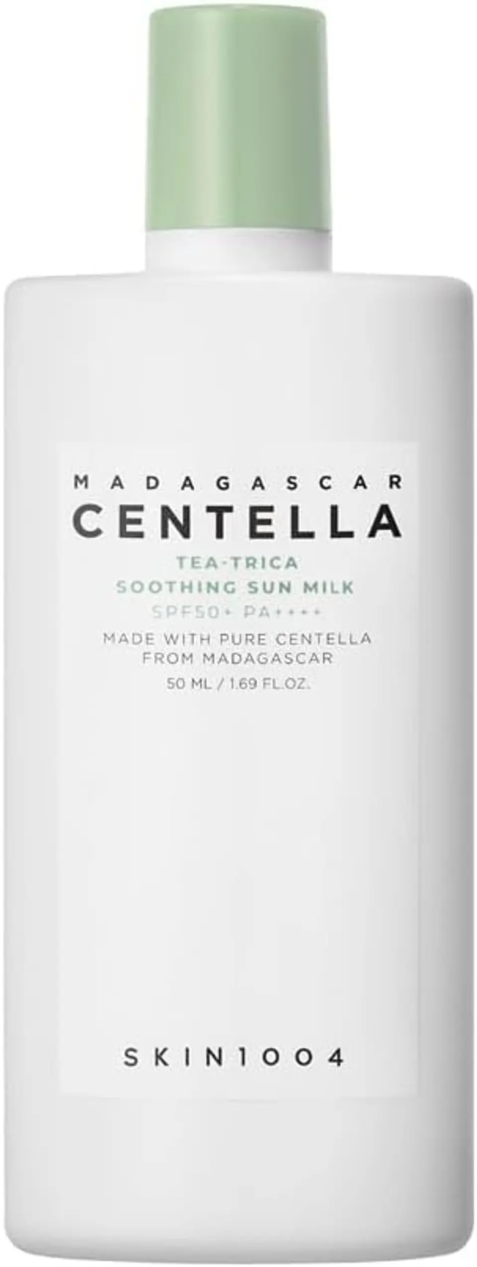 Madagascar Centella Tea-Trica Soothing Sun Milk (SKIN1004) - Protector solar ligero con árbol de té para pieles mixtas y grasas 8