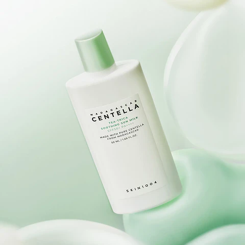 Madagascar Centella Tea-Trica Soothing Sun Milk (SKIN1004) - Protector solar ligero con árbol de té para pieles mixtas y grasas