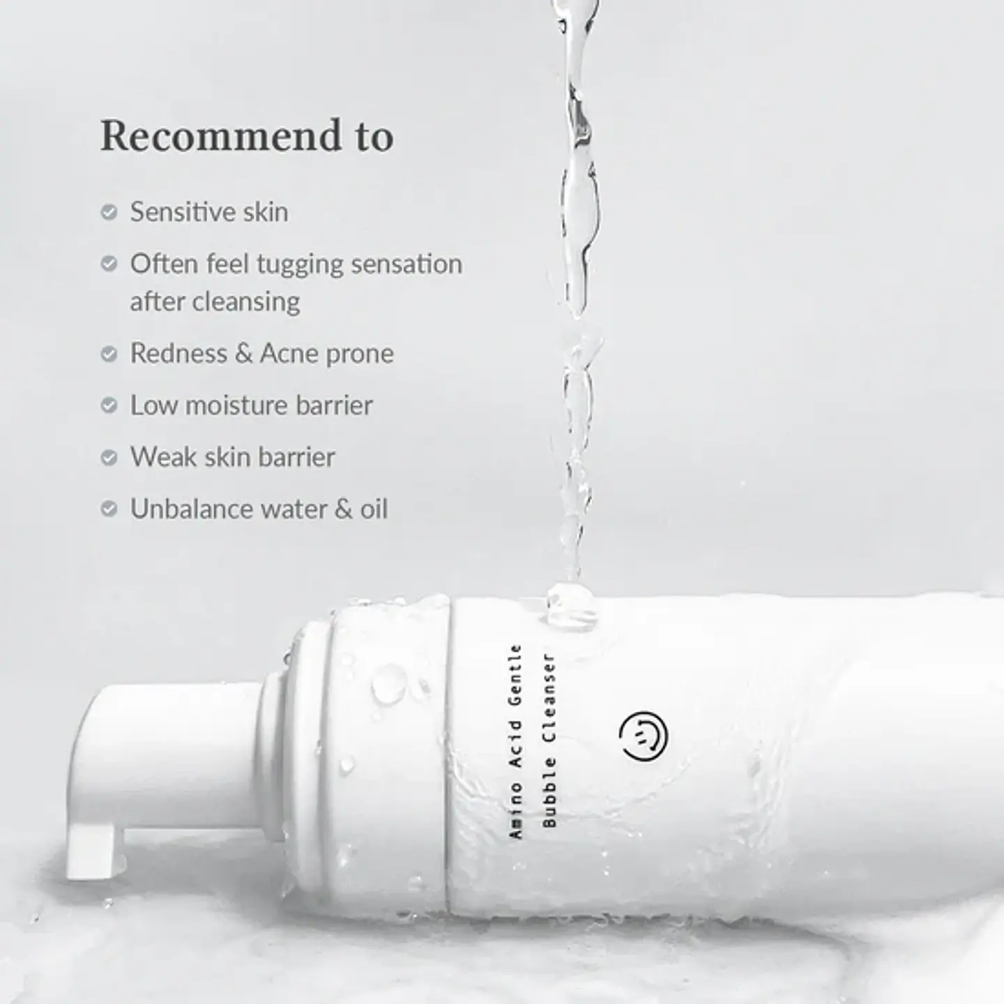 Amino Acid Gentle Bubble Cleanser (Dr Althea) - 140ml Limpiador en espuma suave con aminoácidos pieles sensibles 5