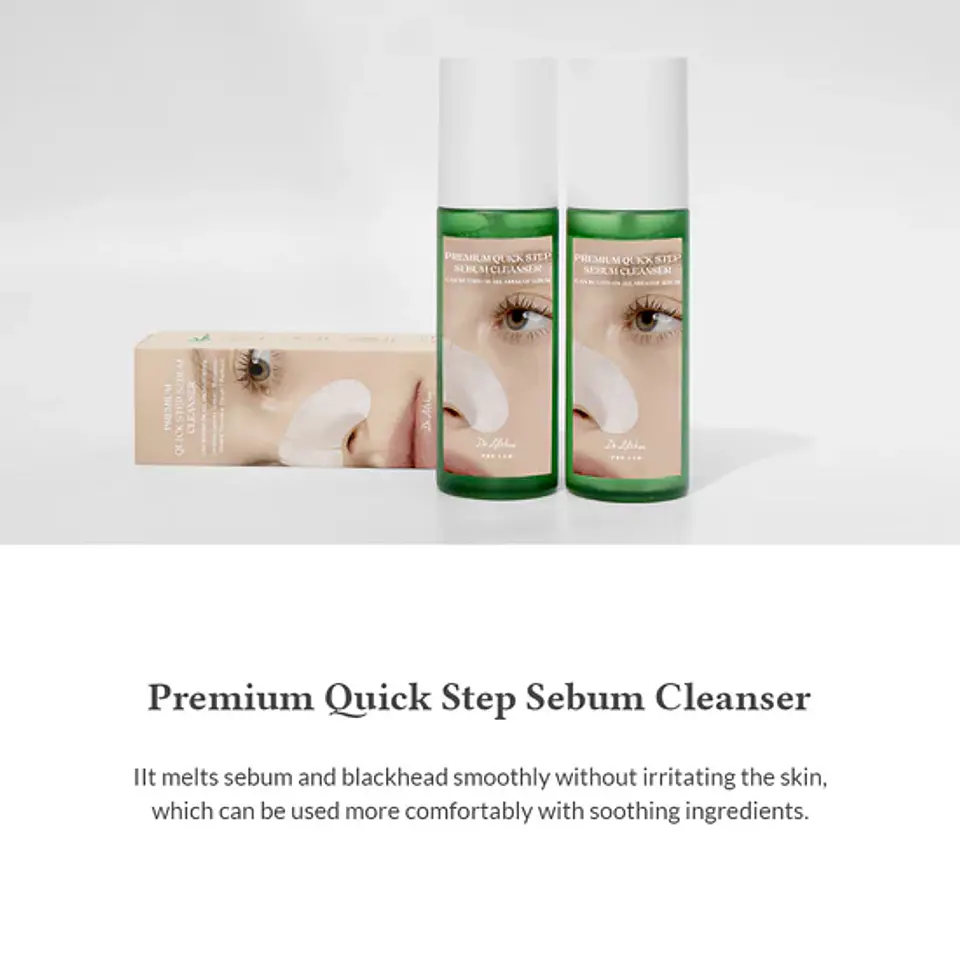 Premium Quick Step Sebum Cleanser (Dr Althea) - 100ml Limpiador focalizado anti grasitud y puntos negros 6