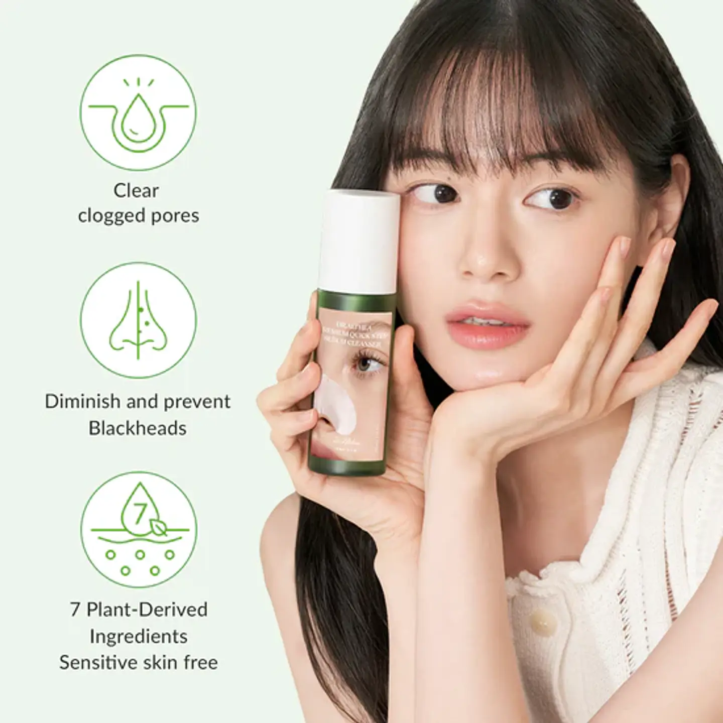 Premium Quick Step Sebum Cleanser (Dr Althea) - 100ml Limpiador focalizado anti grasitud y puntos negros 9
