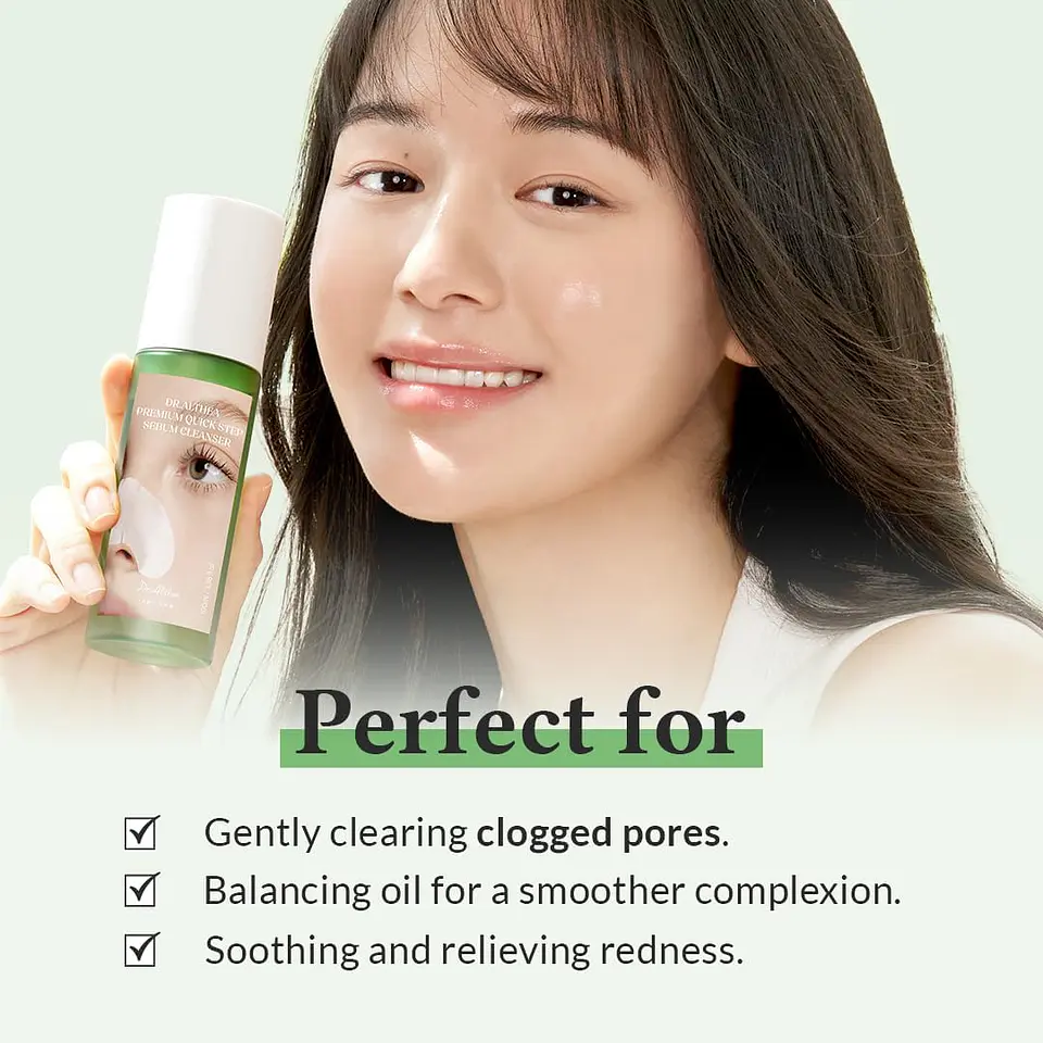 Premium Quick Step Sebum Cleanser (Dr Althea) - 100ml Limpiador focalizado anti grasitud y puntos negros 12
