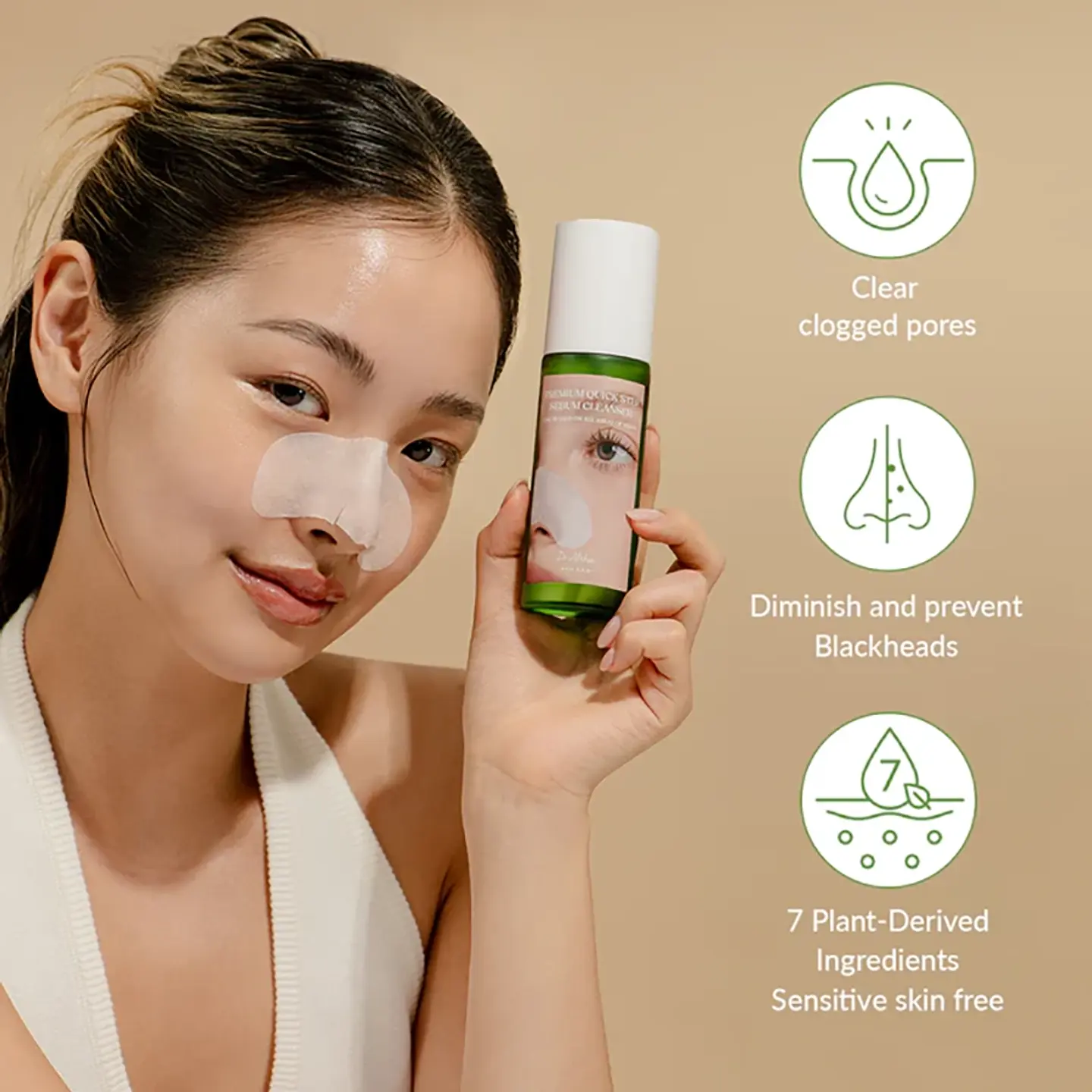 Premium Quick Step Sebum Cleanser (Dr Althea) - 100ml Limpiador focalizado anti grasitud y puntos negros 13