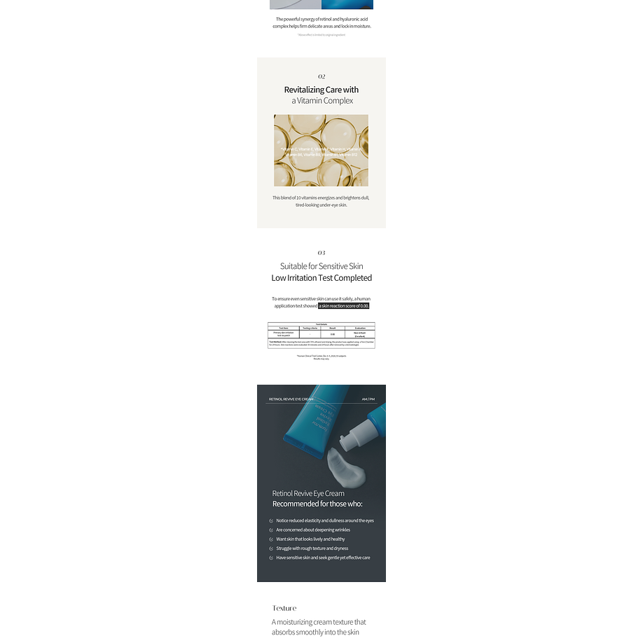 Retinol Revive Eye Cream (Farm Stay) - 50ml Crema contorno de ojos antiedad con retinol  8