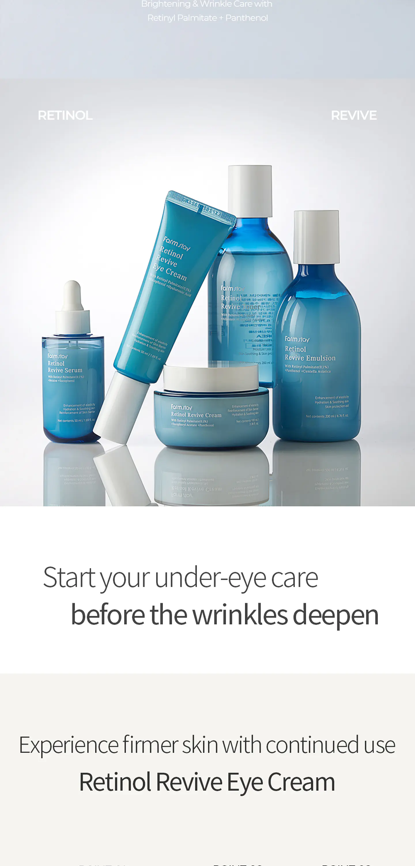 Retinol Revive Eye Cream (Farm Stay) - 50ml Crema contorno de ojos antiedad con retinol  9