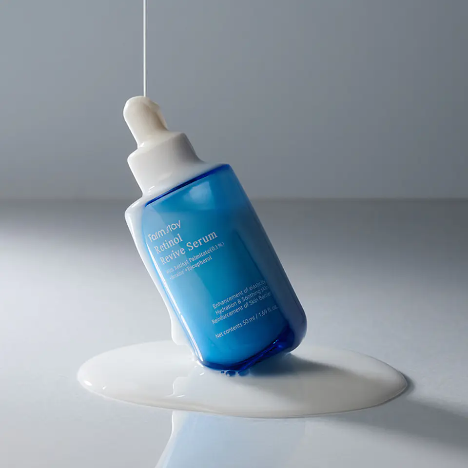 Retinol Revive Serum (Farm Stay)  -50ml Serum antiedad con retinol estabilizado y péptidos 13