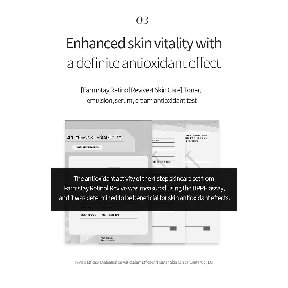 Retinol Revive Serum (Farm Stay)  -50ml Serum antiedad con retinol estabilizado y péptidos 5