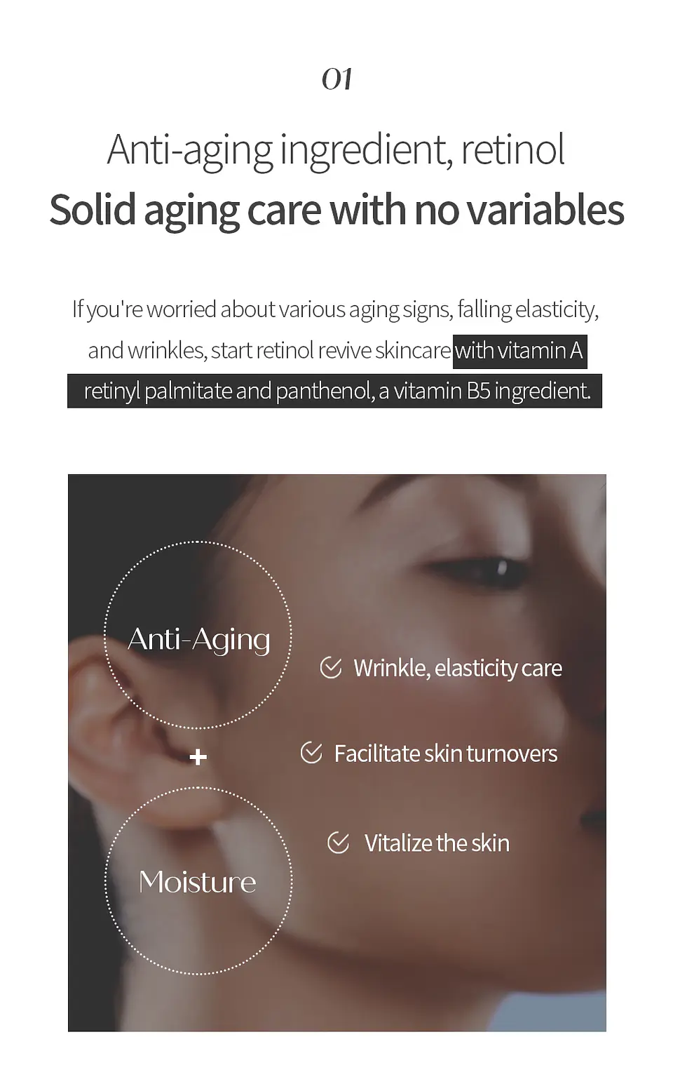 Retinol Revive Serum (Farm Stay)  -50ml Serum antiedad con retinol estabilizado y péptidos 8