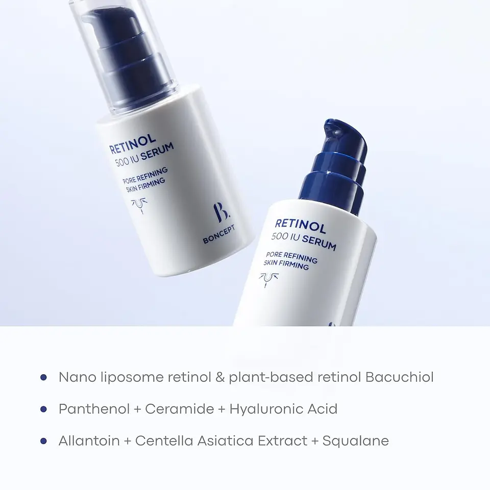 Retinol 500 IU Serum (Boncept de Tonymoly) - 30ml Serum antiedad con retinol para pieles sensibles 3