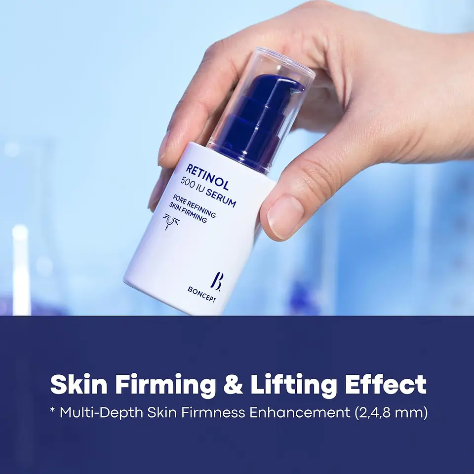 Retinol 500 IU Serum (Boncept de Tonymoly) - 30ml Serum antiedad con retinol para pieles sensibles 9