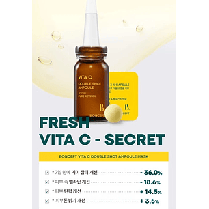 Vita C Double Shot Ampoule (Boncept de Tonymoly) - Tratamiento vitamina C + retinol