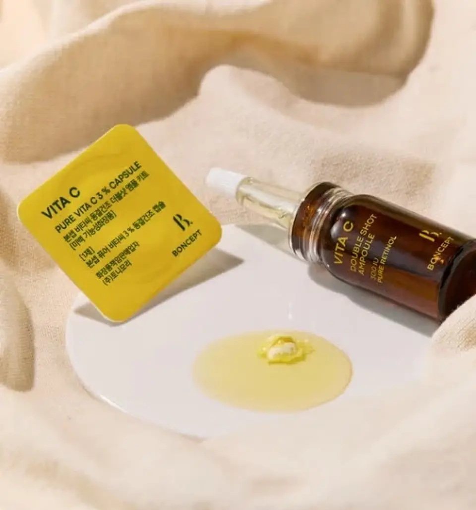 Vita C Double Shot Ampoule (Boncept de Tonymoly) - Tratamiento vitamina C + retinol 3