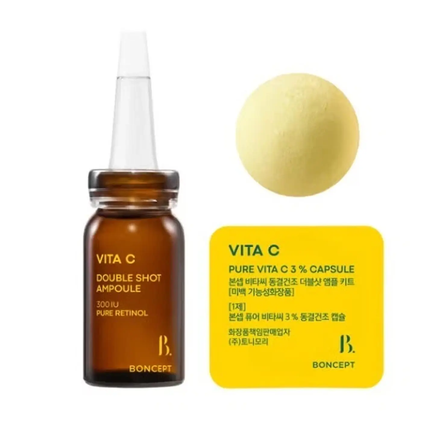 Vita C Double Shot Ampoule (Boncept de Tonymoly) - Tratamiento vitamina C + retinol 1