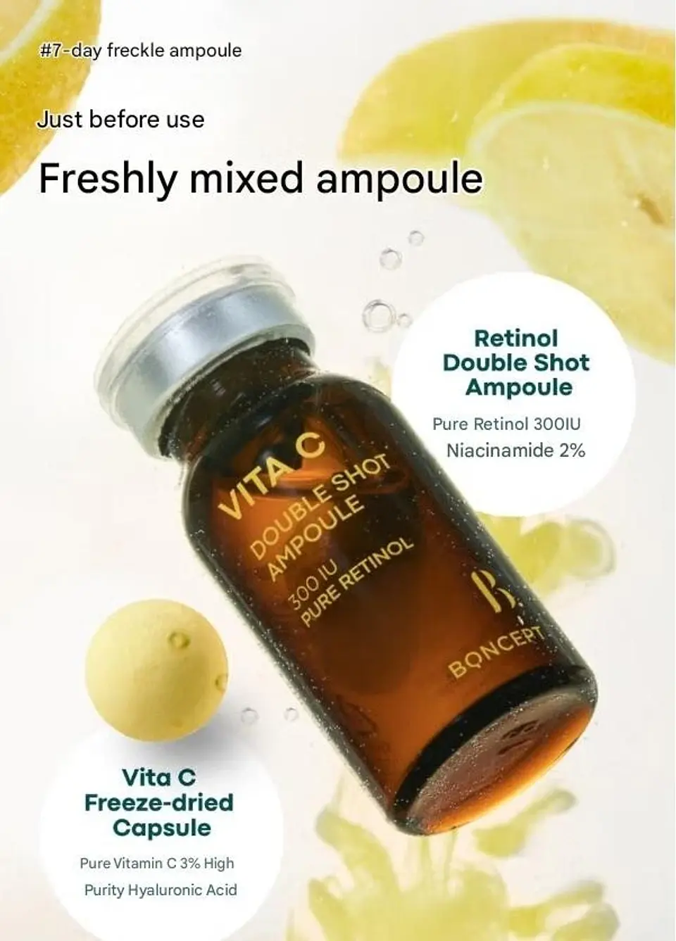 Vita C Double Shot Ampoule (Boncept de Tonymoly) - Tratamiento vitamina C + retinol 8
