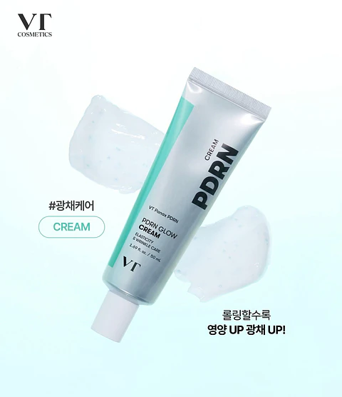 PDRN Glow Cream (VT Cosmetics) - 50ml Crema antiedad iluminadora con PDRN de ginseng