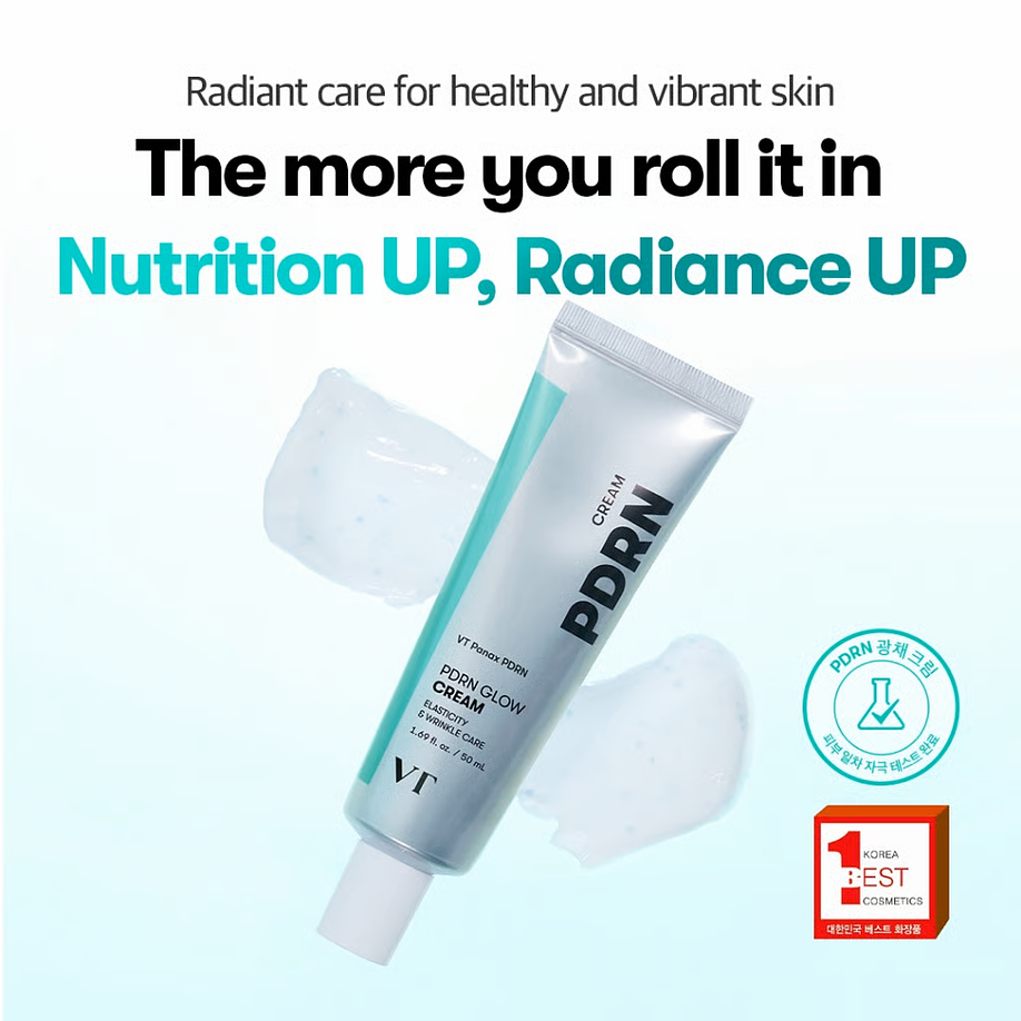 PDRN Glow Cream (VT Cosmetics) - 50ml Crema antiedad iluminadora con PDRN de ginseng 5