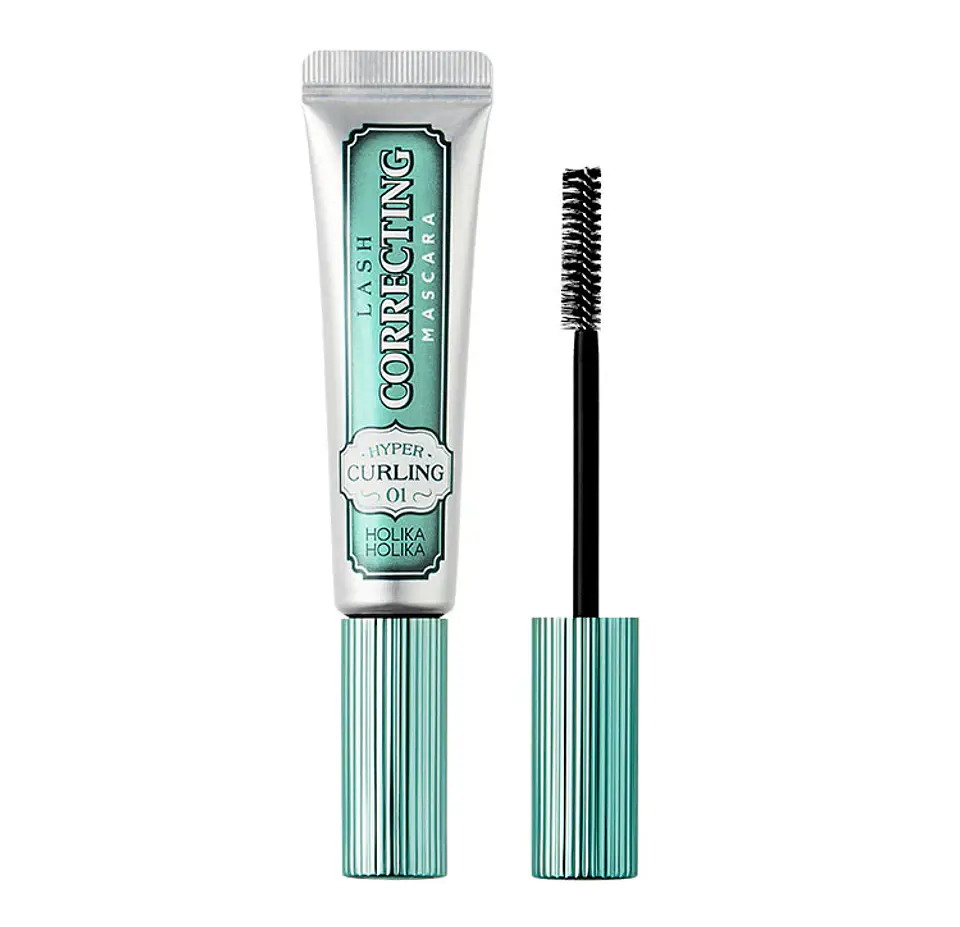Lash Correcting Mascara Hyper Curling (Holika Holika)  -9ml  Máscara de pestañas rizadora 2