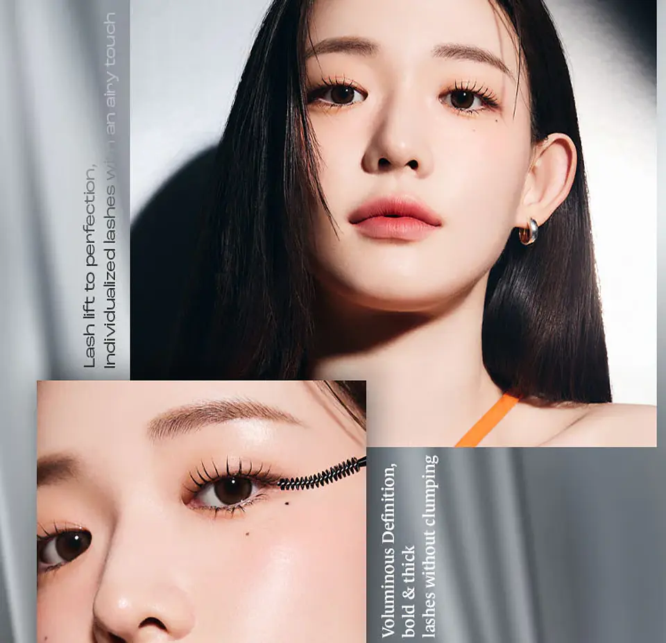 Lash Correcting Mascara Hyper Curling (Holika Holika)  -9ml  Máscara de pestañas rizadora 5