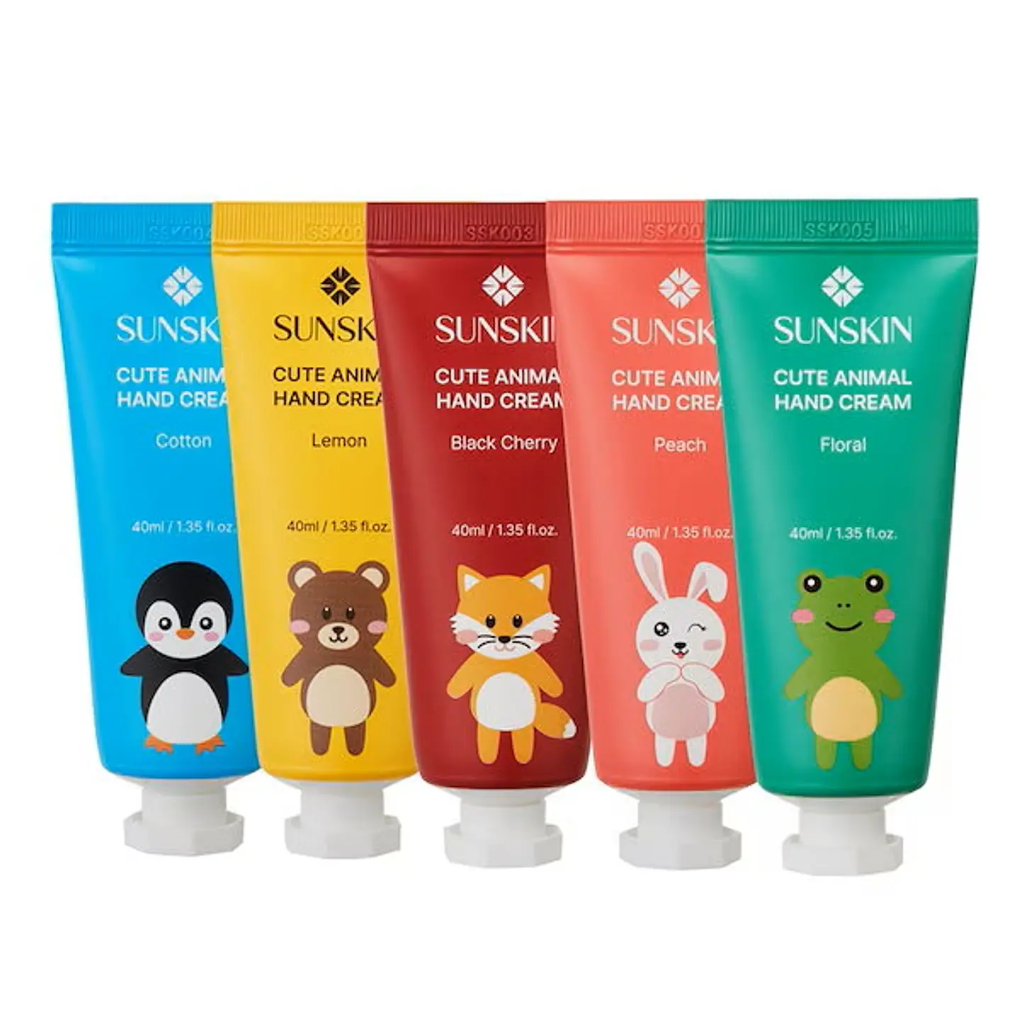 Cute Animal Hand Cream (Sunskin) -40ml Crema de manos hidratante y aromática 1