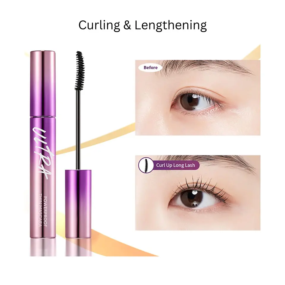 Ultra Powerproof Thin Mascara Curling & Lenghtening (Missha) - Máscara de pestañas 1