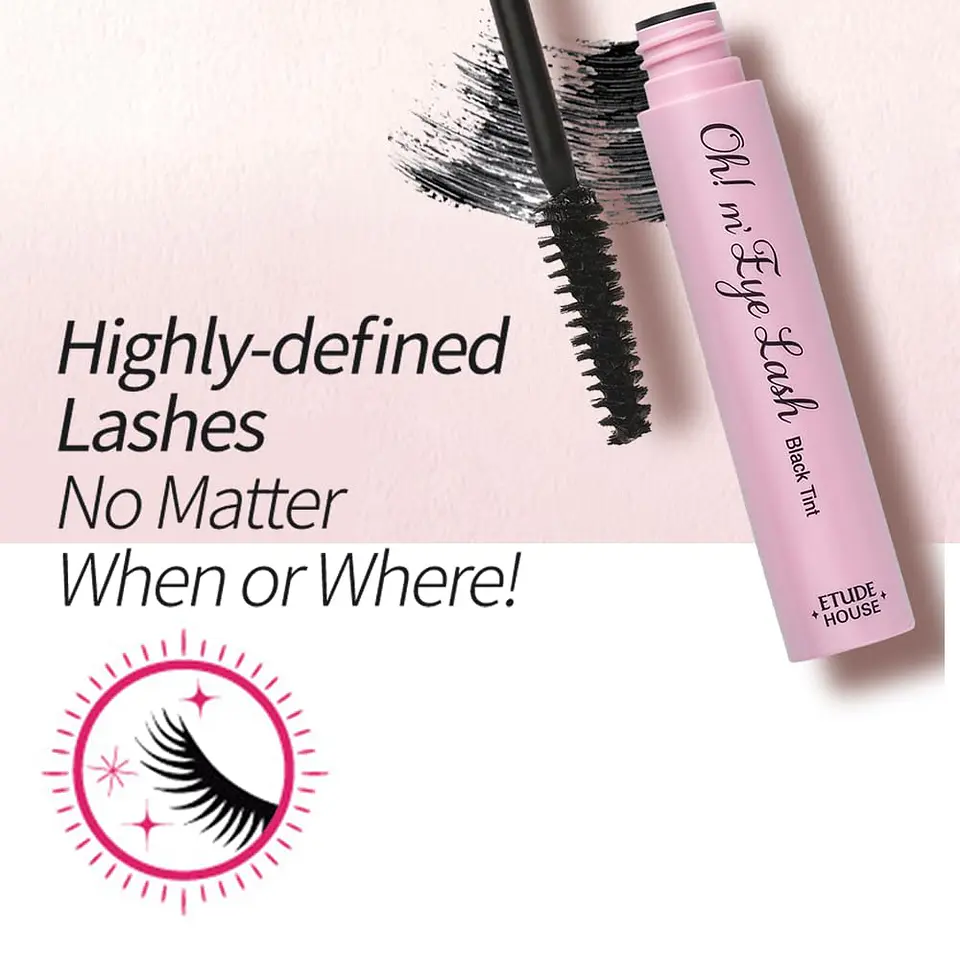 Oh m'Eye Lash Black Tint (Etude House) - Másara de pestañas  2