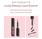 Lovely Makeup Liquid Eyeliner (Organic Farm) - Delineador líquido negro - Miniatura 2