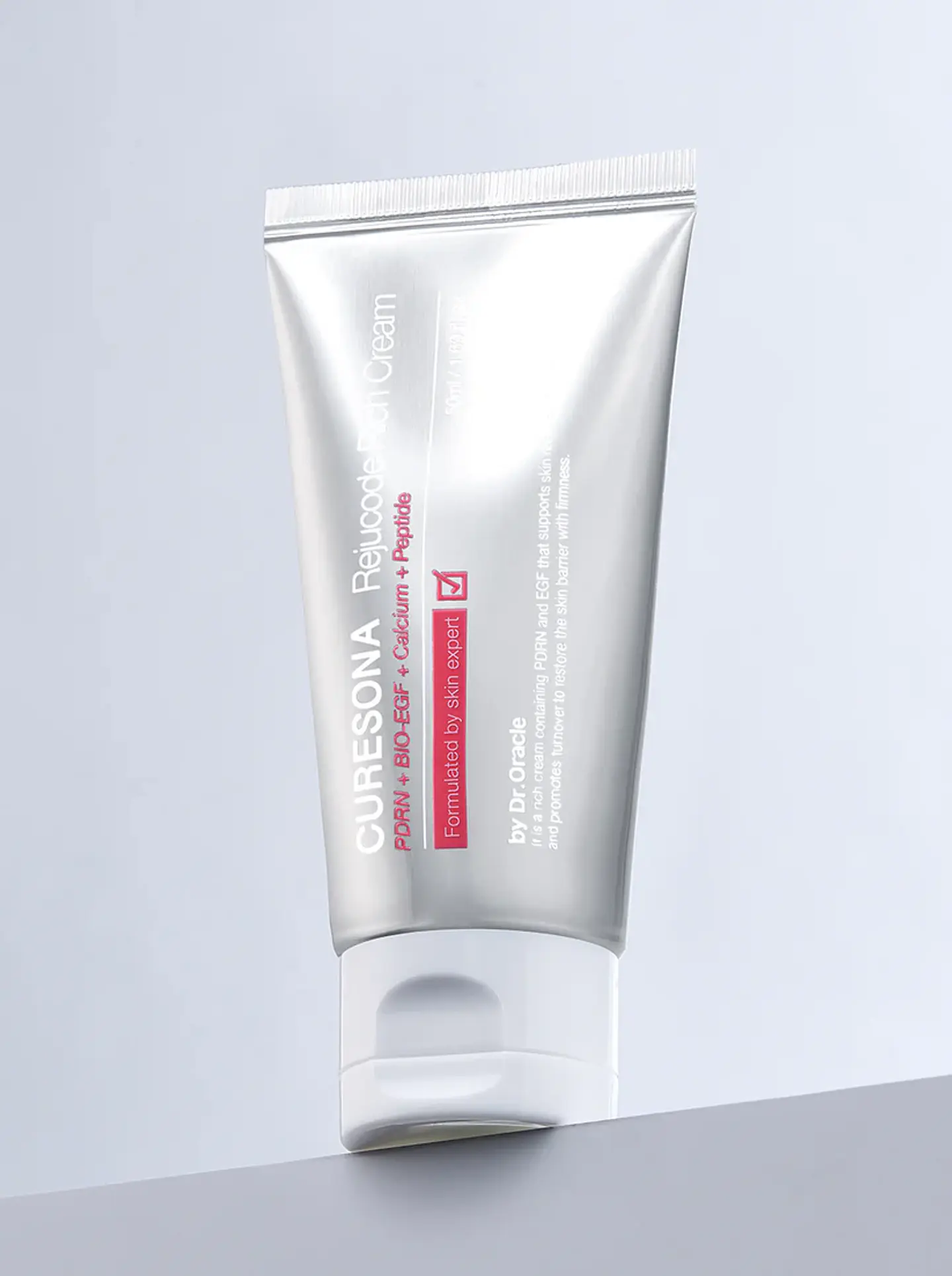 Curesona Rejucode Rich Cream PDRN + BIO-EGF + Calcium + Peptide (Dr. Oracle) - 50ml  1