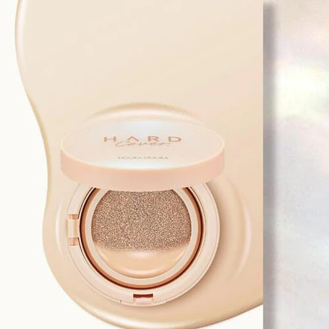 Hard Cover Perfect Cushion EX SPF50+ PA++++ (Holika Holika)  - 14gr + 14 gr (repuesto)  Base tipo cushion de alta cobertura