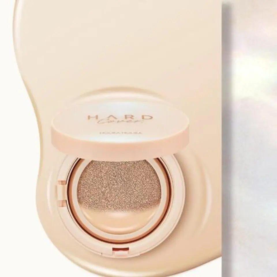 Hard Cover Perfect Cushion EX SPF50+ PA++++ (Holika Holika)  - 14gr + 14 gr (repuesto)  Base tipo cushion de alta cobertura 2
