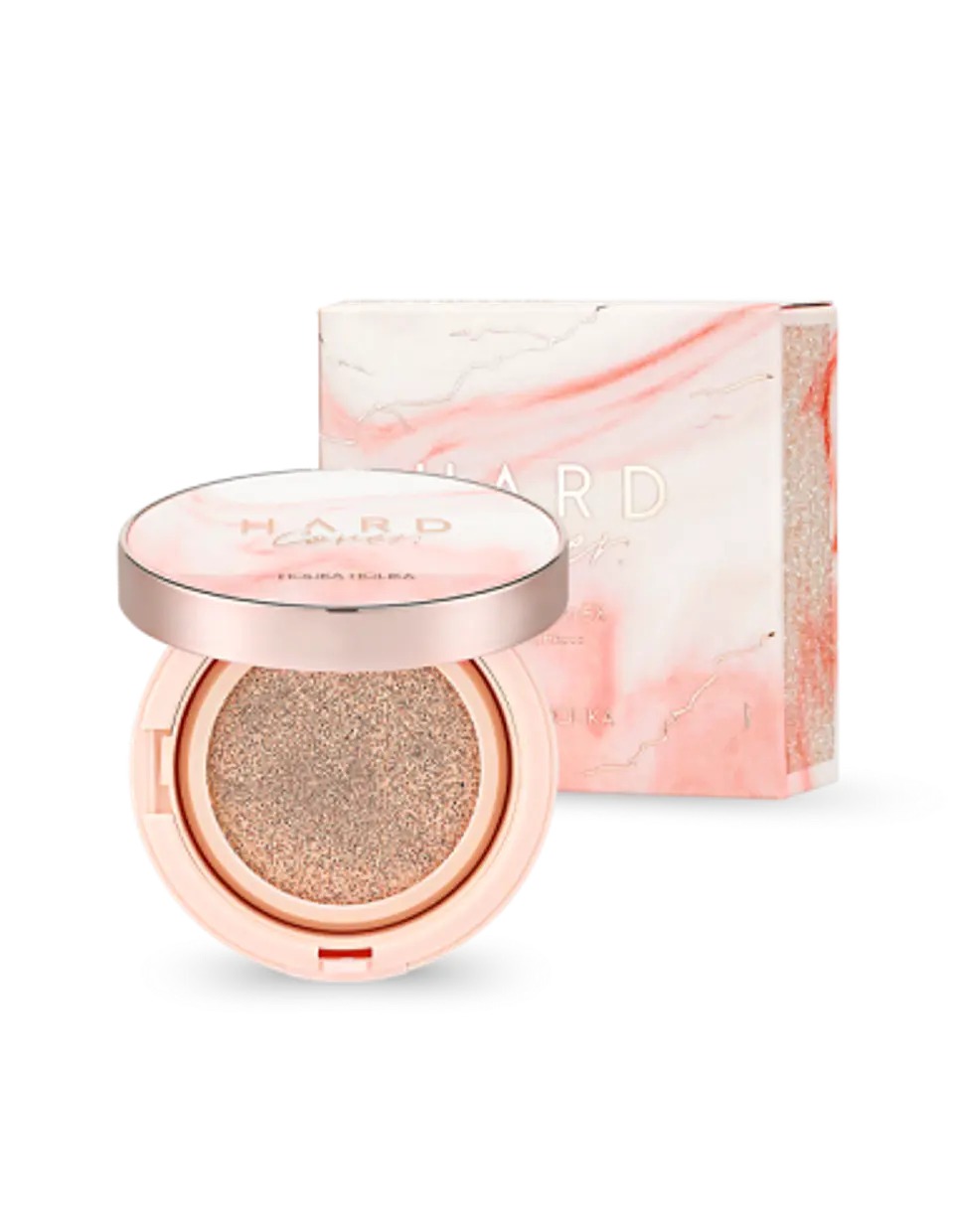 Hard Cover Perfect Cushion EX SPF50+ PA++++ (Holika Holika)  - 14gr + 14 gr (repuesto)  Base tipo cushion de alta cobertura 7