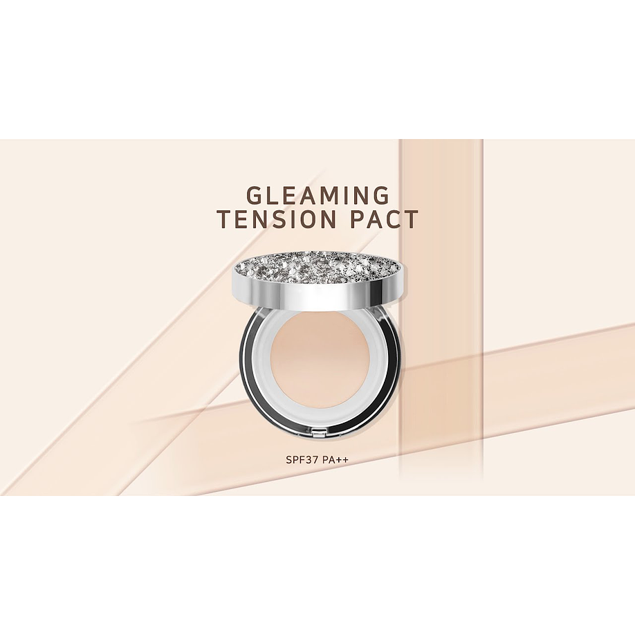 Gleaming Tension Pact (2aN) -13gr Base de maquilaje cushion alta cobertura 3