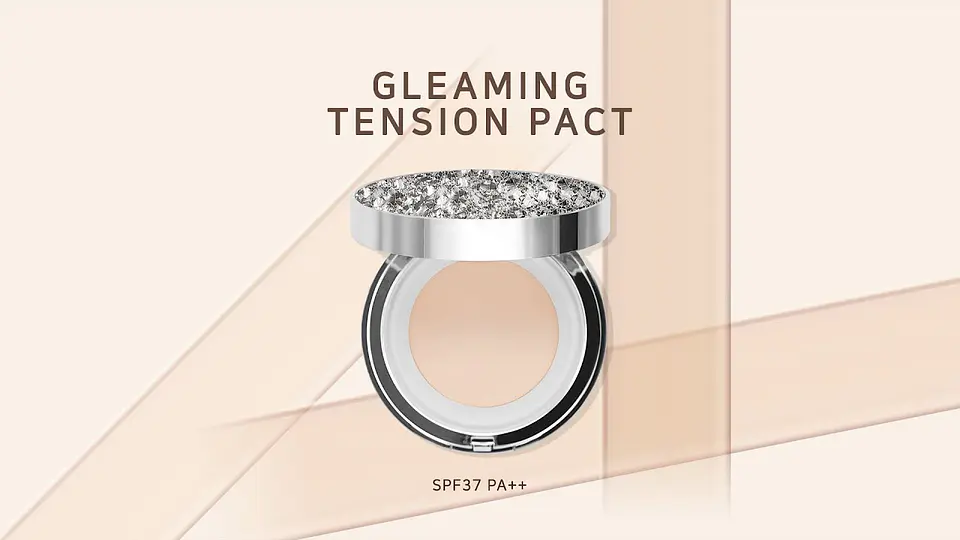 Gleaming Tension Pact (2aN) -13gr Base de maquilaje cushion alta cobertura 3