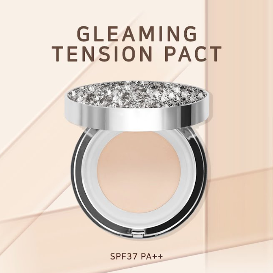 Gleaming Tension Pact (2aN) -13gr Base de maquilaje cushion alta cobertura 8