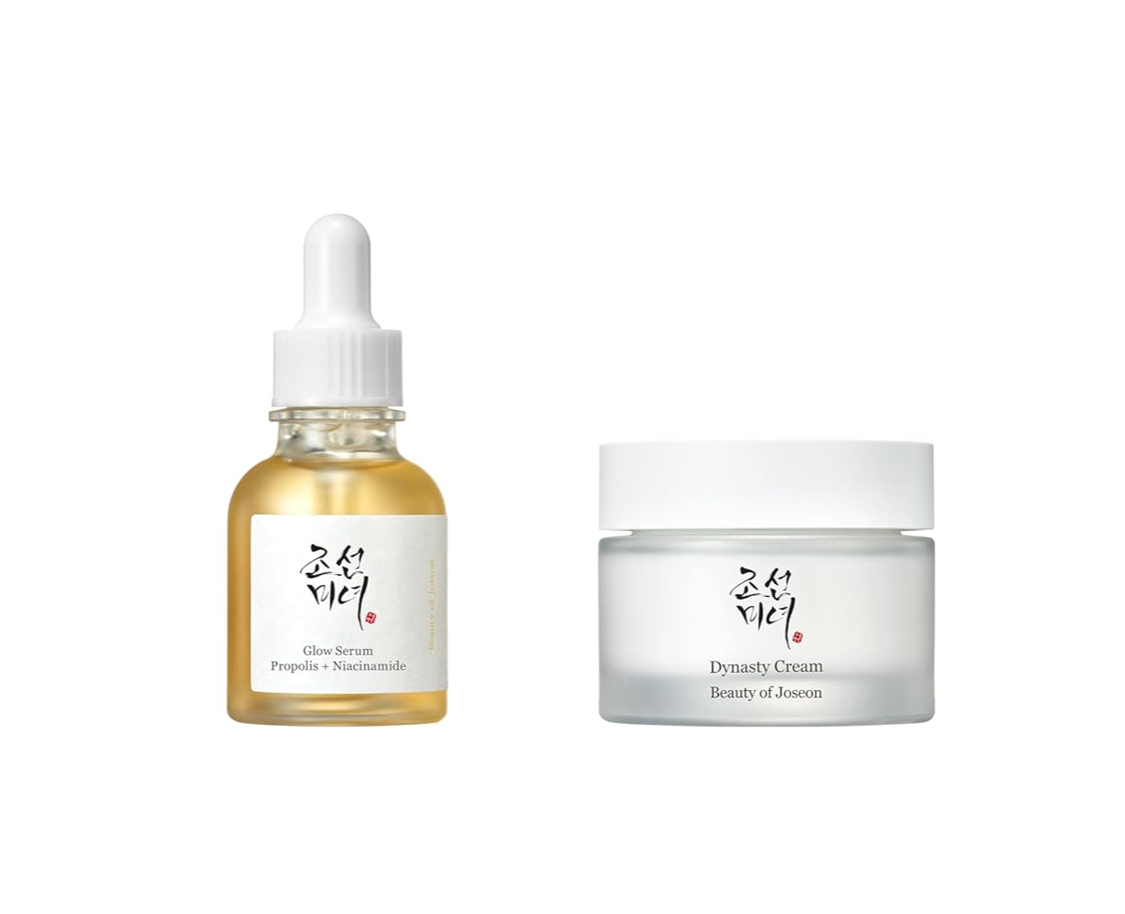 Set Iluminador Glow Serum Propolis Niacinamide + Dynasty Cream