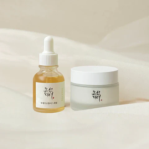 Set Iluminador Glow Serum Propolis Niacinamide 30ml + Dynasty Cream 50ml (Beauty of Joseon)
