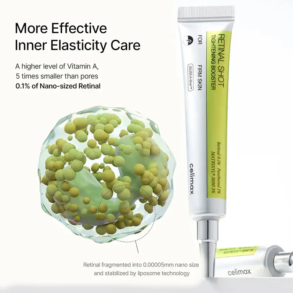 The Vita-A Retinal Shot Tightening Booster (CELIMAX) - 15 ml Serum focalizado antiedad con retinal 9