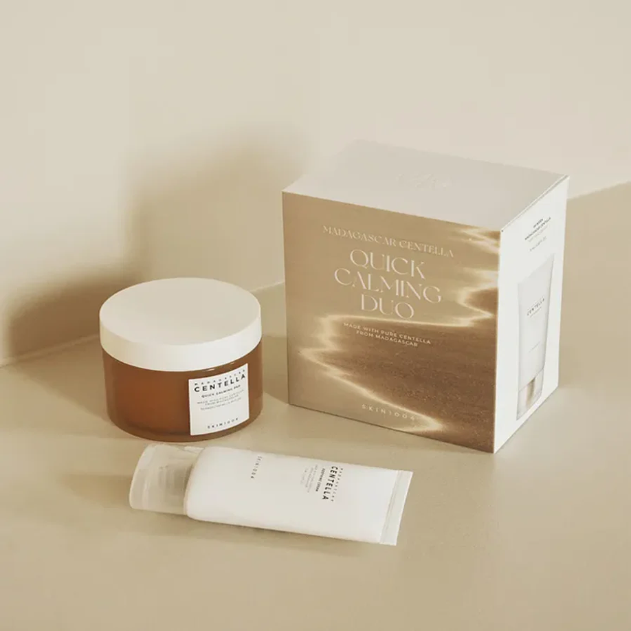 Quick Calming Duo (SKIN1004) - Set de Madascar Centella Soothing Cream 75ml + Quick Calming Pad 70 unidades 2