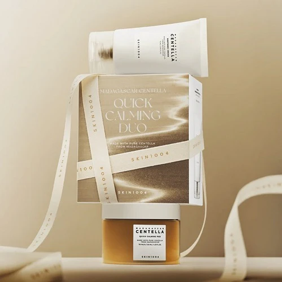 Quick Calming Duo (SKIN1004) - Set de Madascar Centella Soothing Cream 75ml + Quick Calming Pad 70 unidades 4
