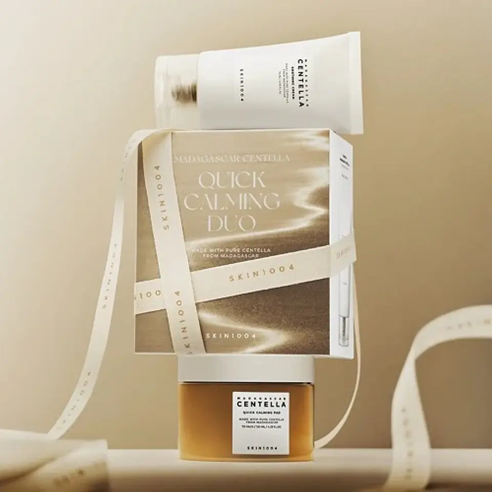 Quick Calming Duo (SKIN1004) - Set de Madascar Centella Soothing Cream 75ml + Quick Calming Pad 70 unidades 4