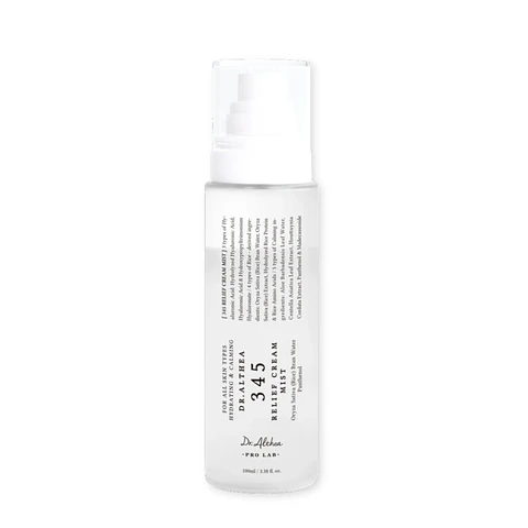 345 Relief Cream Mist (Dr. Althea) -60ml o 100ml  Bruma facial hidratante y calmante