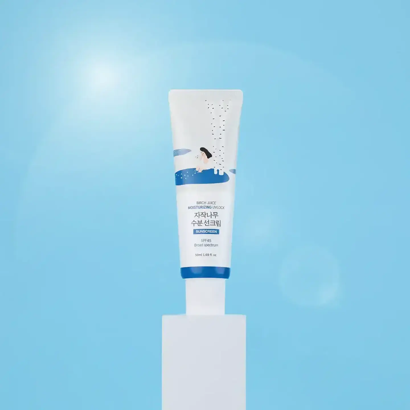 Birch Moisturizing Sunscreen UVLock SPF 45+ (Roundlab) -50ml 3