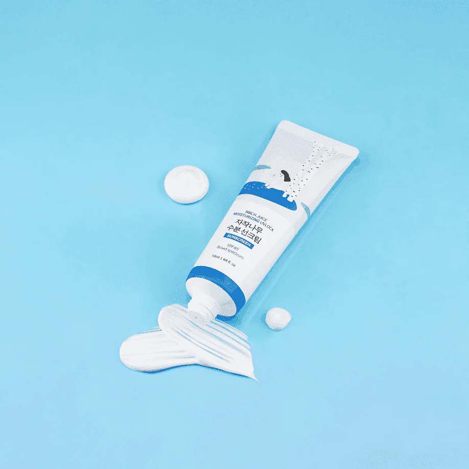Birch Moisturizing Sunscreen UVLock SPF 45+ (Roundlab) -50ml 4