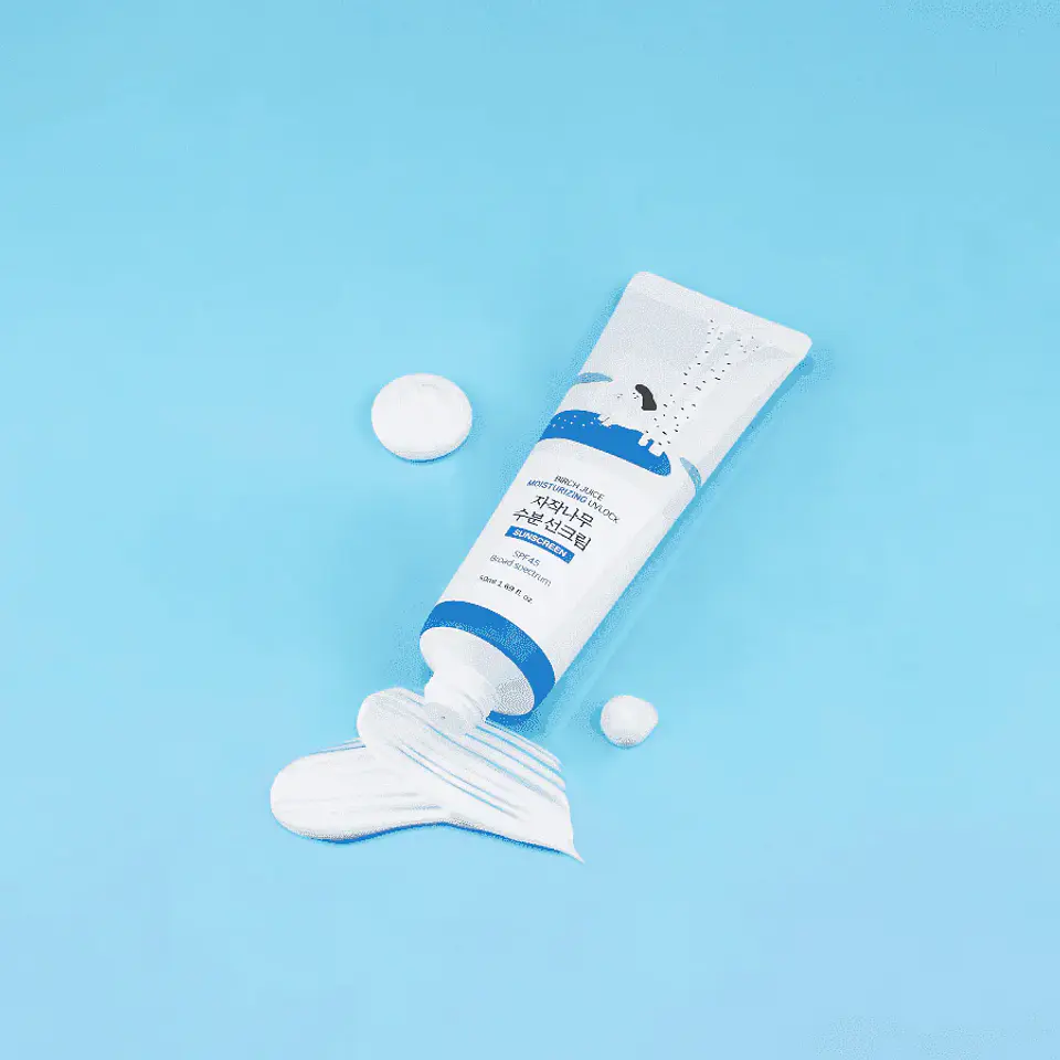 Birch Moisturizing Sunscreen UVLock SPF 45+ (Roundlab) -50ml 4