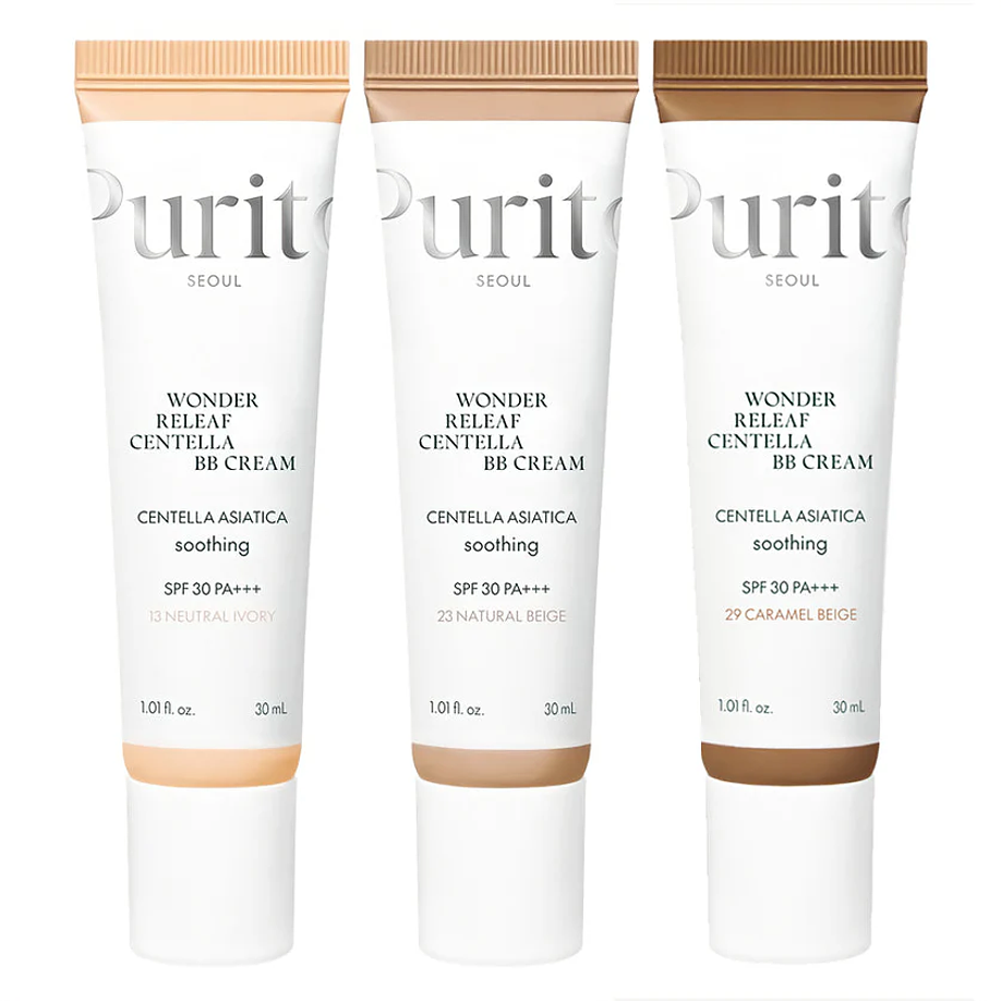 Wonder Releaf Centella BB Cream (Purito) - 30ml Bb cream con centella asiática pieles sensibles 1