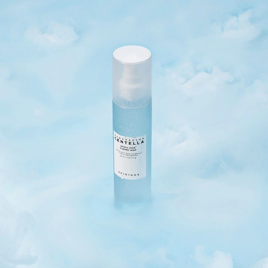 Madagascar Centella Hyalu-Cica Cloudy Mist (SKIN1004) -120ml Bruma facial calmante e hidratante 5