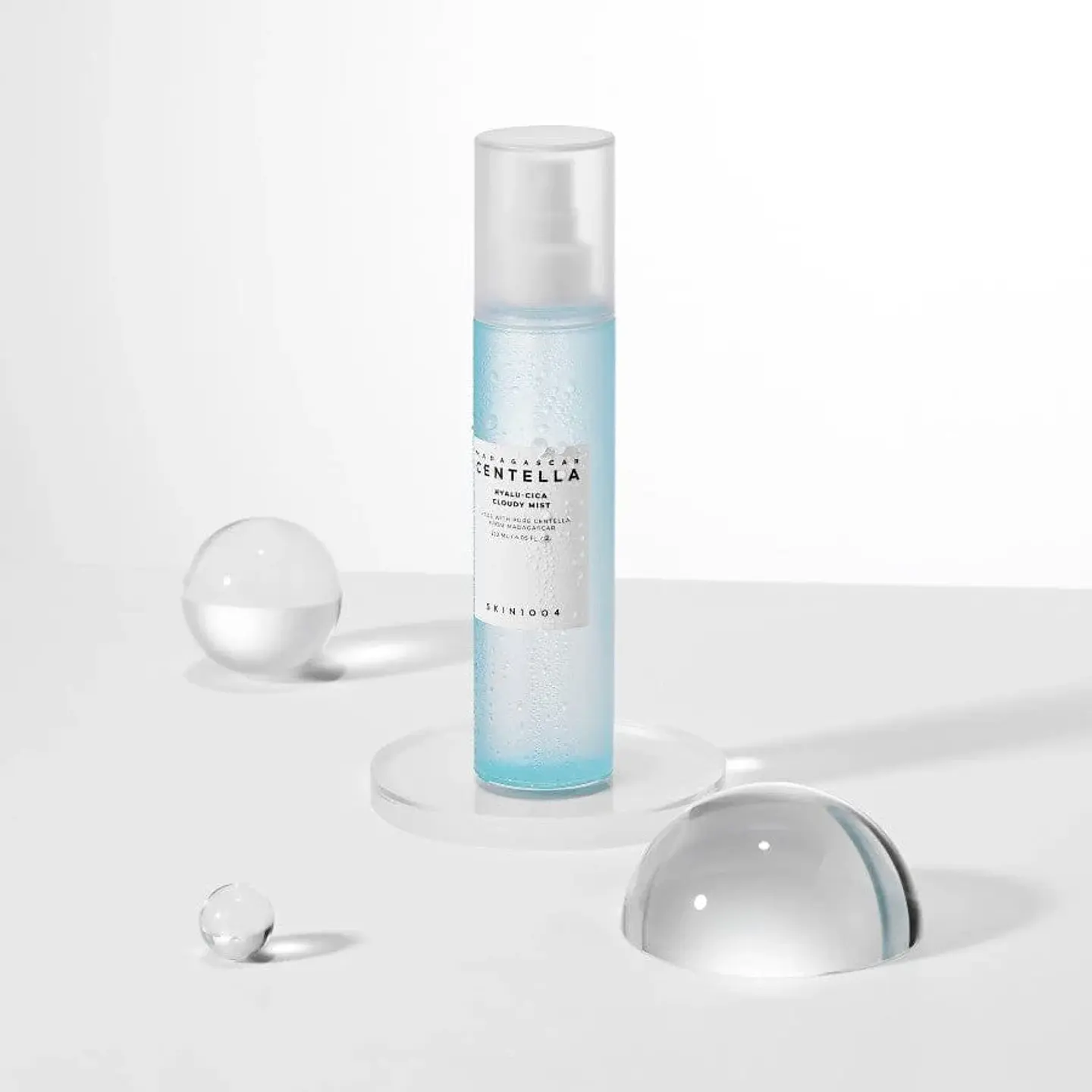 Madagascar Centella Hyalu-Cica Cloudy Mist (SKIN1004) -120ml Bruma facial calmante e hidratante 6
