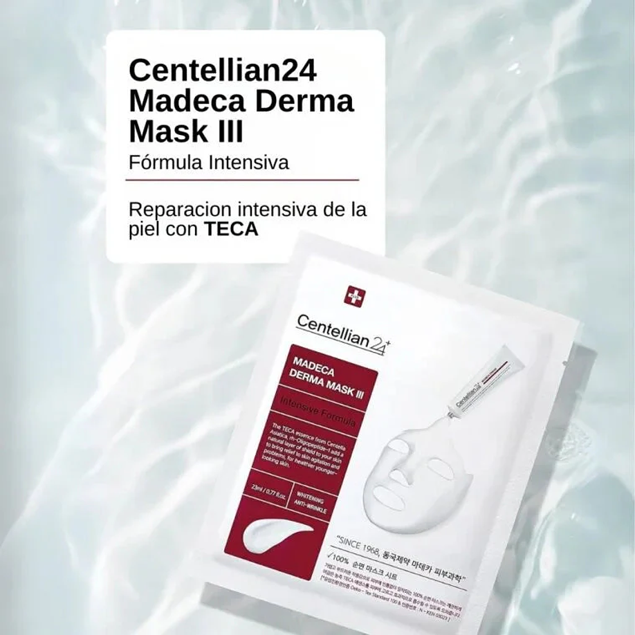 Madeca Derma Mask III Intensive Formula (Centelian24) - Mascarilla facial hidratante 3